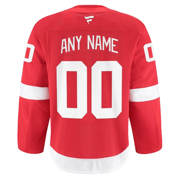 Detroit Red Wings Home Authentic Pro Custom Jersey - Red - Image 3