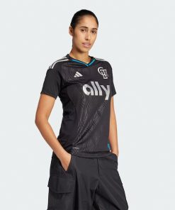 Charlotte FC adidas Women's 2025 Fortress Kit Replica Jersey - Black