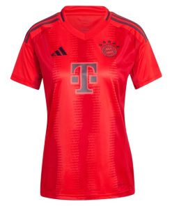 Alternative view of Bayern Munich adidas Women's 2024/25 Home Replica Custom Jersey - Red
