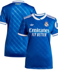 Los Merengues adidas Women's 2025/26 Third Replica Jersey - Blue