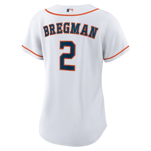 Alex Bregman Houston Astros Nike Women's Home Replica Player Jersey - White - Image 3