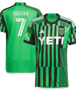 Emiliano Rigoni Austin FC adidas 2024 Las Voces Kit Authentic Jersey - Green