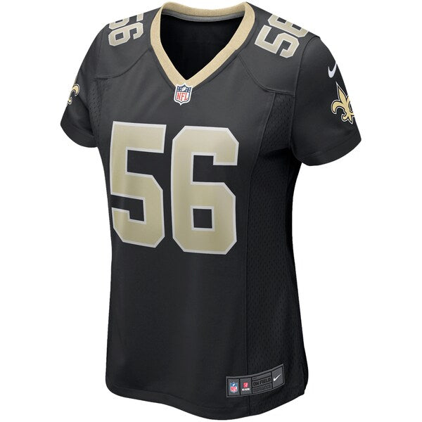 Demario Davis New Orleans Saints Nike Women's Game Jersey - Black - Image 2