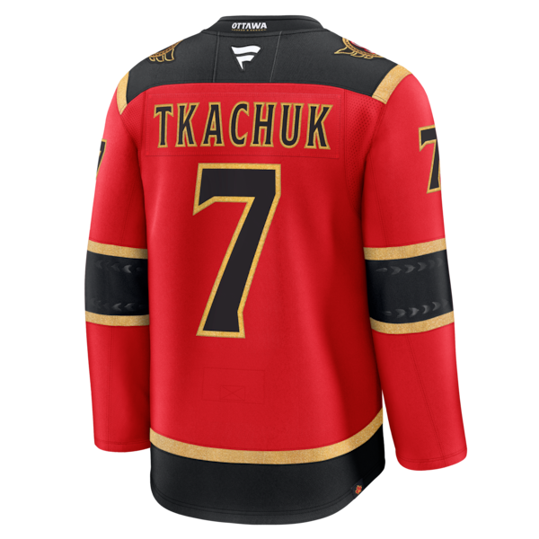 Brady Tkachuk Ottawa Senators Alternate Premium Jersey - Red - Image 3