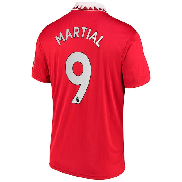 Anthony Martial Manchester United adidas 2022/23 Home Replica Player Jersey - Red - Image 3