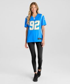 Justin Eboigbe Los Angeles Chargers Nike Women's  Game Jersey -  Powder Blue