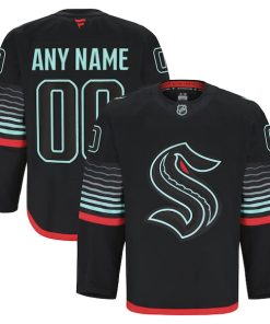 Seattle Kraken  Alternate Authentic Pro Custom Jersey - Black/Navy