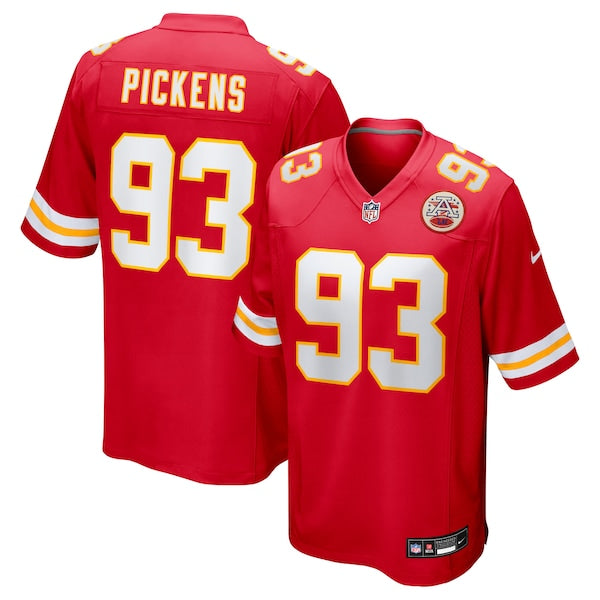 Zacch Pickens Kansas City Chiefs Nike Team Game Jersey - Red