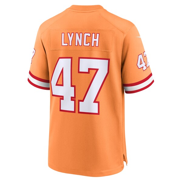 John Lynch Tampa Bay Buccaneers Nike Throwback Game Jersey - Orange - Image 3