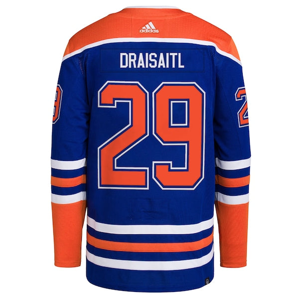 Leon Draisaitl Edmonton Oilers adidas Home Primegreen Authentic Player Jersey - Royal - Image 2
