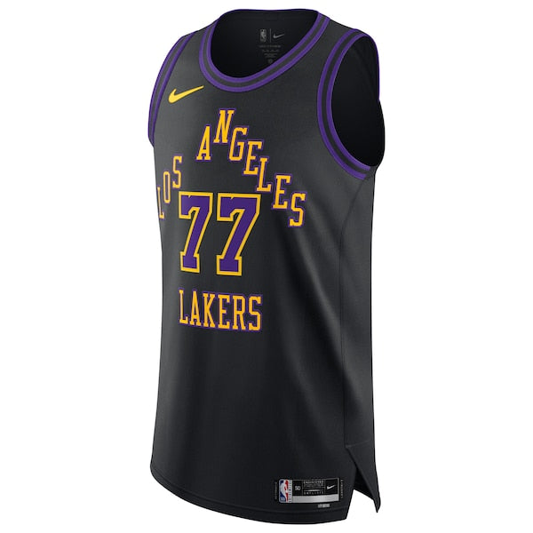 Luka Don?i? Los Angeles Lakers Nike Unisex 2025/26 Authentic Jersey - City Edition - Black - Image 2