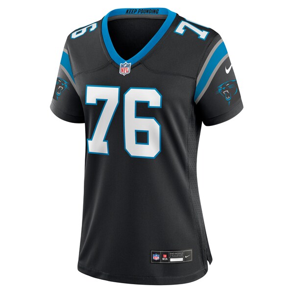 Calvin Throckmorton Carolina Panthers Nike Women's Team Game Jersey - Black - Image 2