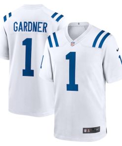 Ahmad Sauce Gardner Indianapolis Colts Nike  Game Jersey -  White/Royal/Heather Royal