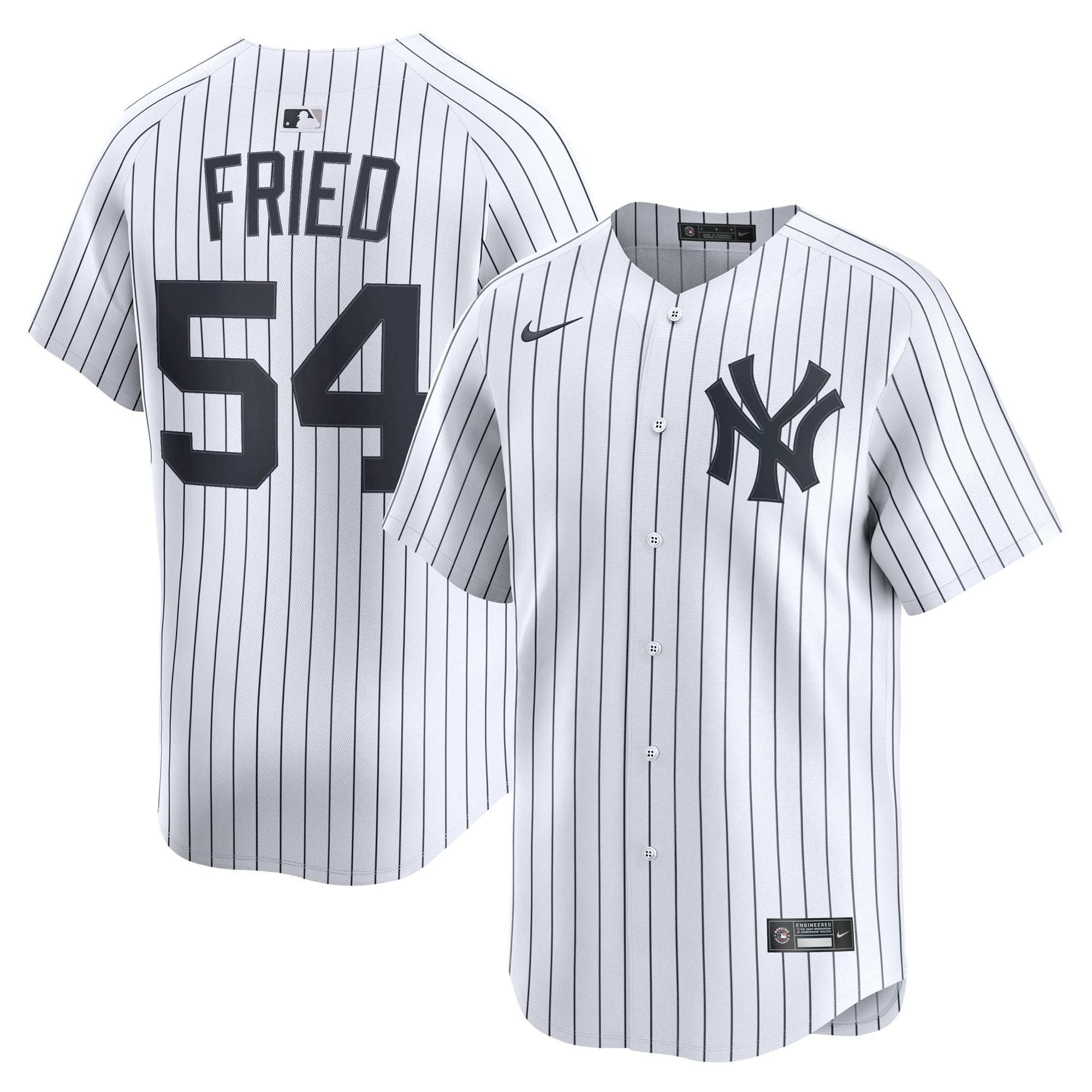 Max Fried New York Yankees Nike Road Limited Player Jersey - Gray/White - Image 10
