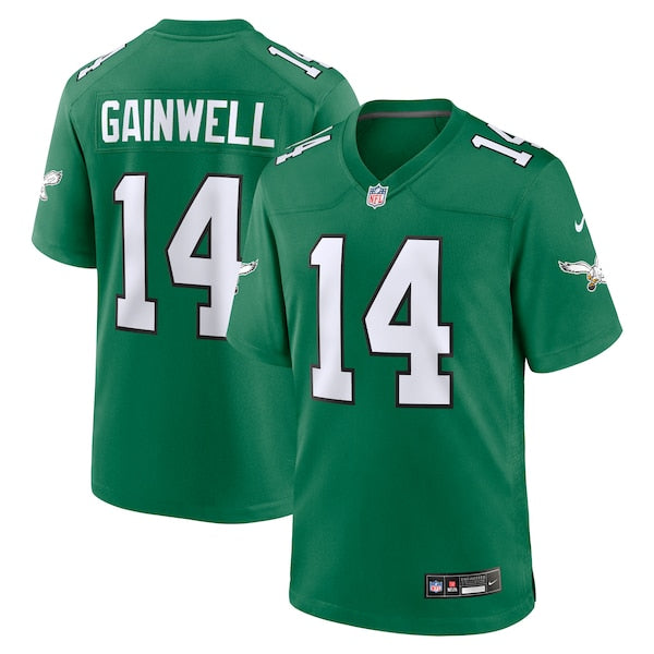 Kenneth Gainwell Philadelphia Eagles Nike Alternate Game Jersey - Kelly Green/Green - Image 2