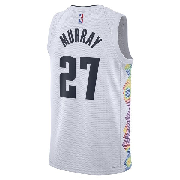Jamal Murray Denver Nuggets Nike Unisex 2024/25 Swingman Player Jersey - City Edition - White - Image 3