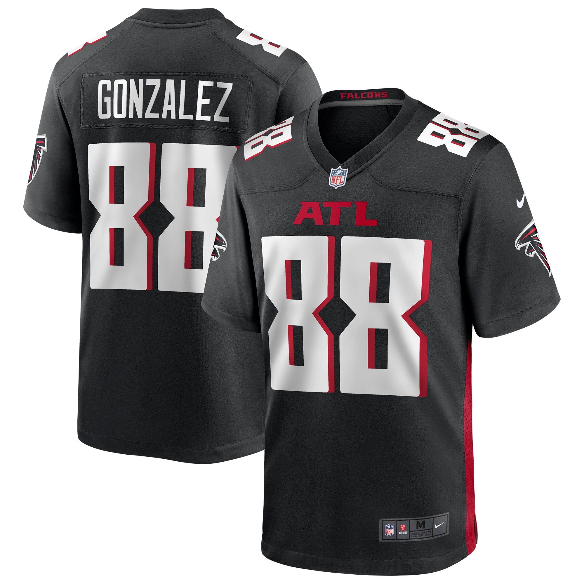Tony Gonzalez Atlanta Falcons Nike Retired Player Alternate Game Jersey - Red/Black - Image 5