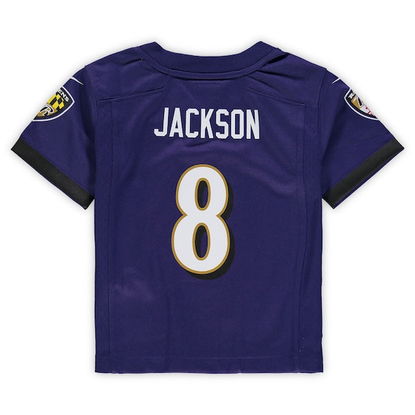 Lamar Jackson Baltimore Ravens Nike Toddler Game Jersey - Purple - Image 3