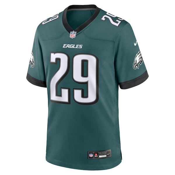 Avonte Maddox Philadelphia Eagles Nike Team Game Jersey - Midnight Green - Image 2