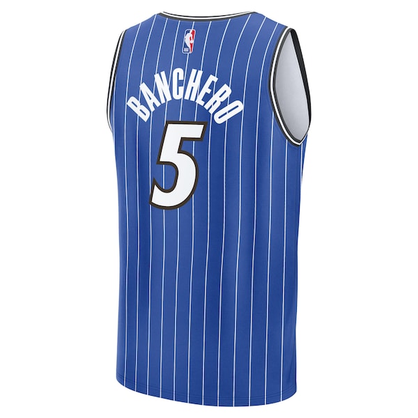 Paolo Banchero Orlando Magic Youth Fast Break Replica Player Jersey - Icon Edition - Blue/Black - Image 4