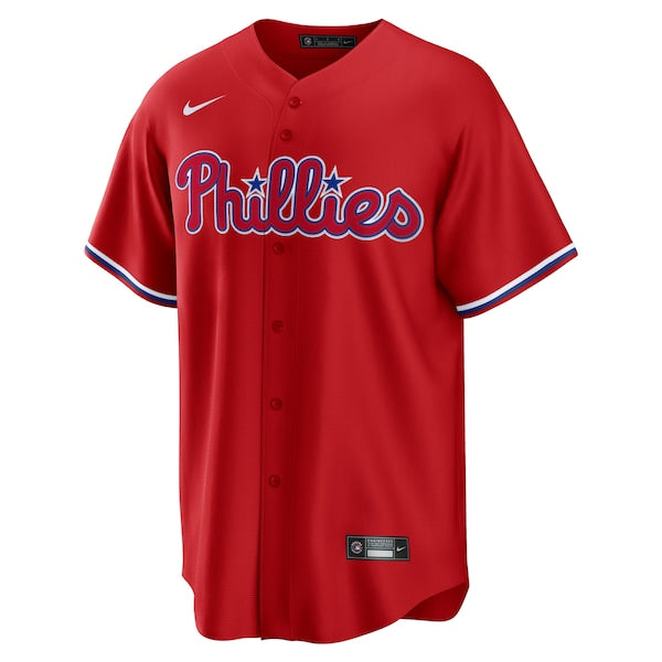 Philadelphia Phillies Nike Alternate Replica Team Jersey - Red - Image 2