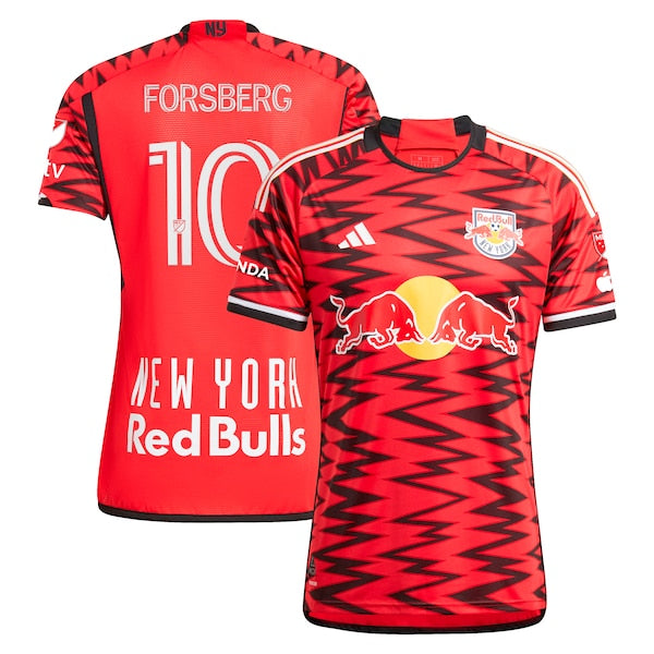 Emil Forsberg New York Red Bulls adidas 2024 Legacy Authentic Player Jersey?ยจC Red