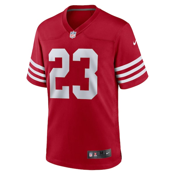 Christian McCaffrey San Francisco 49ers Nike Youth Game Jersey - Scarlet - Image 2