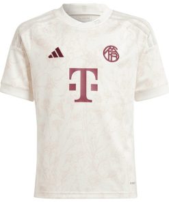 Alternative view of Bayern Munich adidas Youth 2023/24 Third Replica Jersey - White