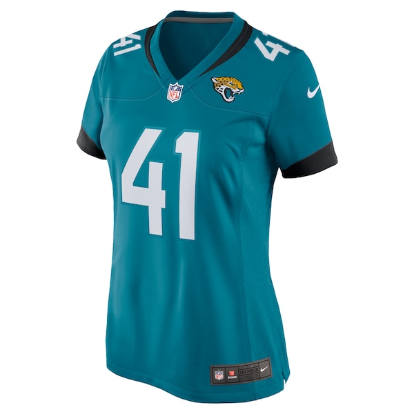 Josh Hines-Allen Jacksonville Jaguars Nike Women's Player Game Jersey - Teal - Image 3