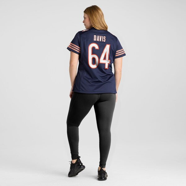 Nate Davis Chicago Bears Nike Women's Game Jersey - Navy - Image 7