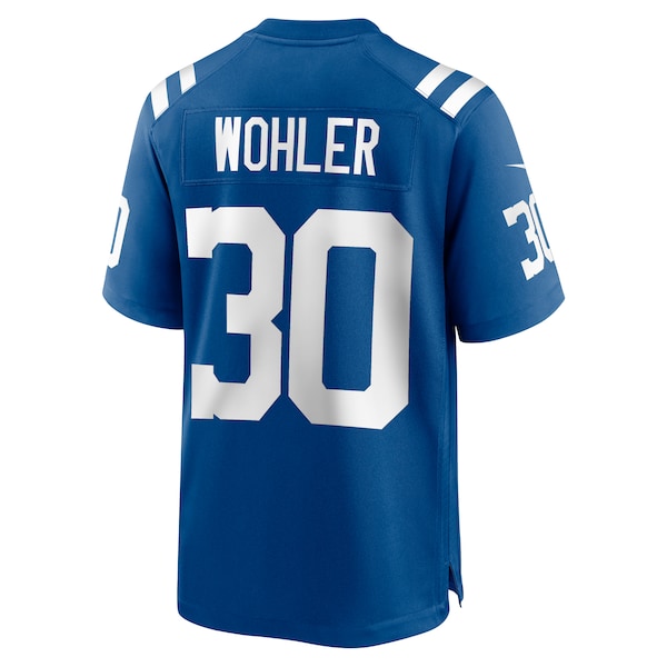 Hunter Wohler Indianapolis Colts Nike Team Game Jersey - Royal - Image 3