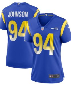 Desjuan Johnson Los Angeles Rams Nike Women's Home Game Jersey - Royal