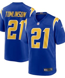 Alternative view of LaDainian Tomlinson Los Angeles Chargers Nike Retired Player Alternate Game Jersey - Royal/Navy/Powder Blue