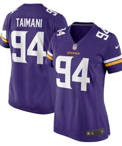 Taki Taimani Minnesota Vikings Nike Women's  Game Jersey -  Purple
