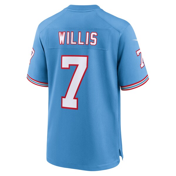 Malik Willis Tennessee Titans Nike Youth Game Jersey - Light Blue - Image 3