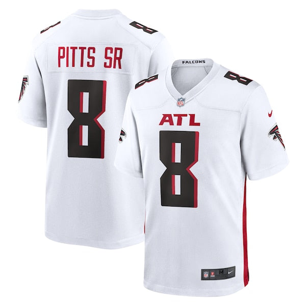 Kyle Pitts Sr. Atlanta Falcons Nike White Game Jersey - White