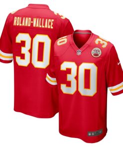 Chris Roland-Wallace Kansas City Chiefs Nike  Game Jersey -  Red