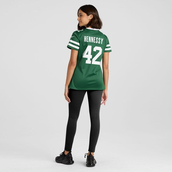 Thomas Hennessy New York Jets Nike Women's Team Game Jersey - Legacy Green - Image 6