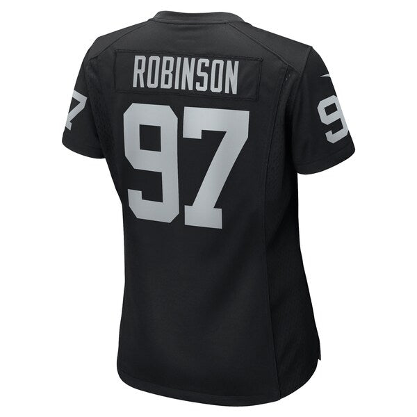 Janarius Robinson Las Vegas Raiders Nike Women's Team Game Jersey - Black - Image 3