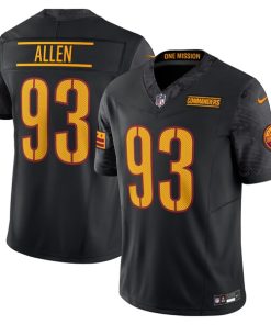 Jonathan Allen Washington Commanders Nike Alternate Vapor F.U.S.E. Limited Jersey - Black/Burgundy