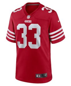 Alternative view of Rock Ya-Sin San Francisco 49ers Nike Team Game Jersey -  Scarlet