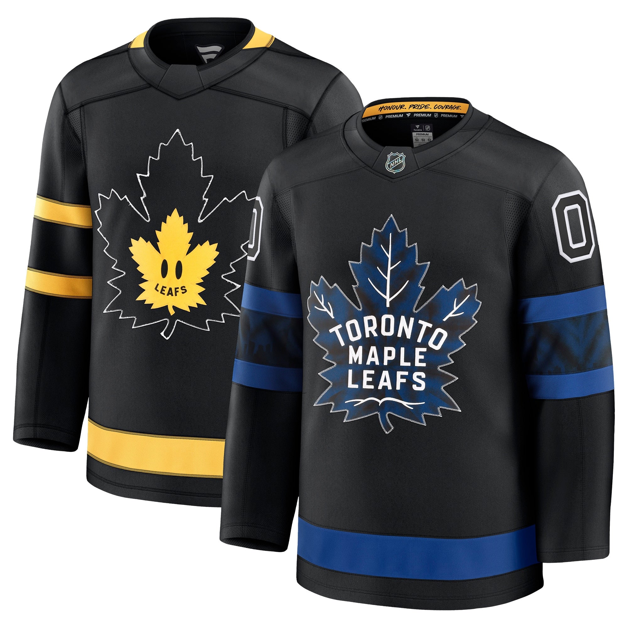 Toronto Maple Leafs Away Premium Custom Jersey - White/Blue/Black - Image 16