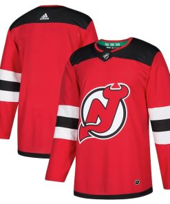 New Jersey Devils adidas Home Authentic Blank Jersey - Red