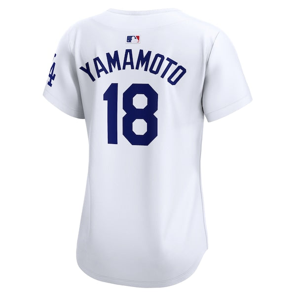 Yoshinobu Yamamoto Los Angeles Dodgers Nike Women's Home Limited Player Jersey - White - Image 3