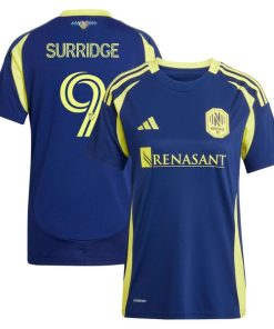 Sam Surridge Nashville SC adidas Women's 2025 The Heart of Nashville Kit Replica Player Jersey - Navy