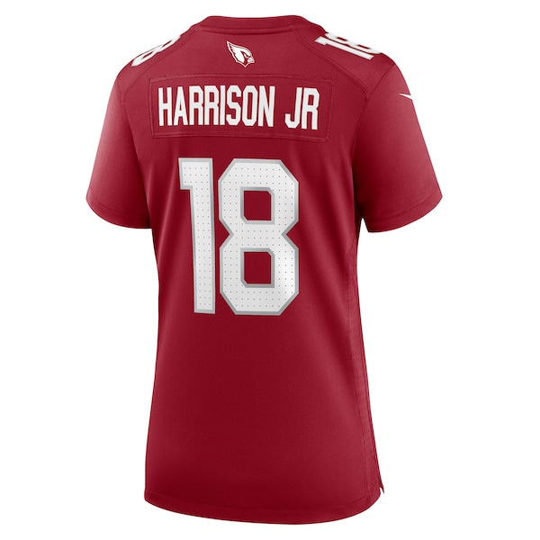 Marvin Harrison Jr. Arizona Cardinals Nike Women's Player Game Jersey - Cardinal - Image 3