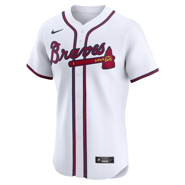Reynaldo Lopez Atlanta Braves Nike Home Elite Player Jersey - White - Image 2