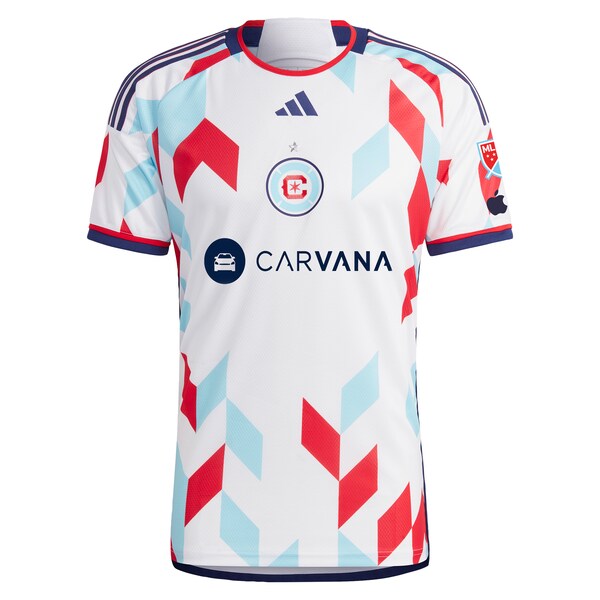 Chris Mueller Chicago Fire adidas 2024 A Kit For All Authentic Player Jersey?ยจC White - Image 2