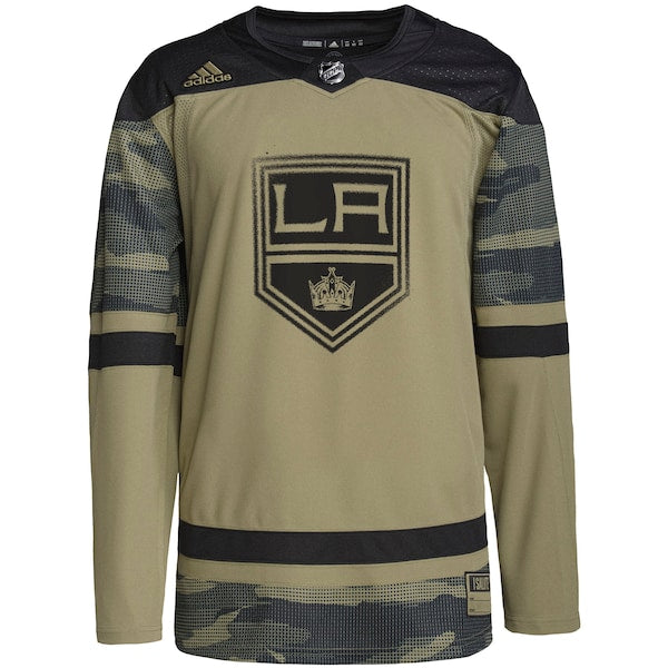 Los Angeles Kings adidas Military Appreciation Team Authentic Practice Jersey - Camo - Image 2