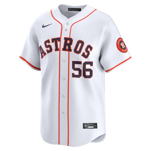 Ronel Blanco Houston Astros Nike Youth Home Limited Player Jersey - White - Image 2